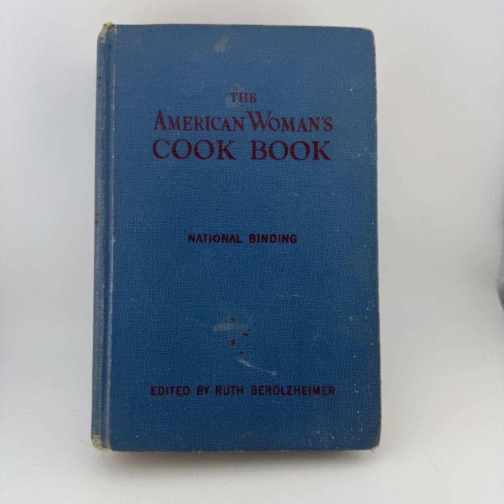 Culinary Arts Institute American Woman's Cook Book 1949 Blue Fair Vintage Tabbed